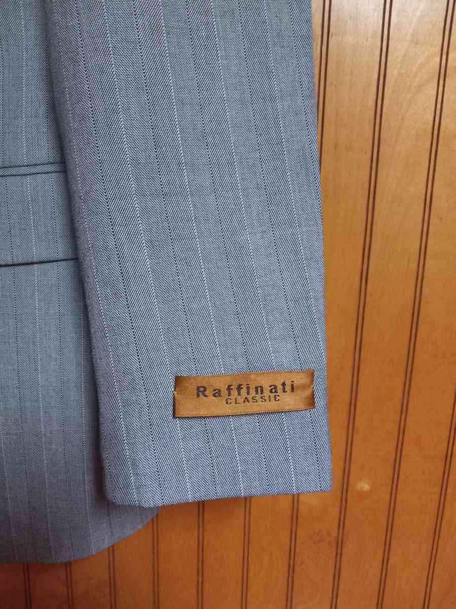 raffinati mens Double Breasted gray suit - Inkster, Michigan - FleaMarketBay