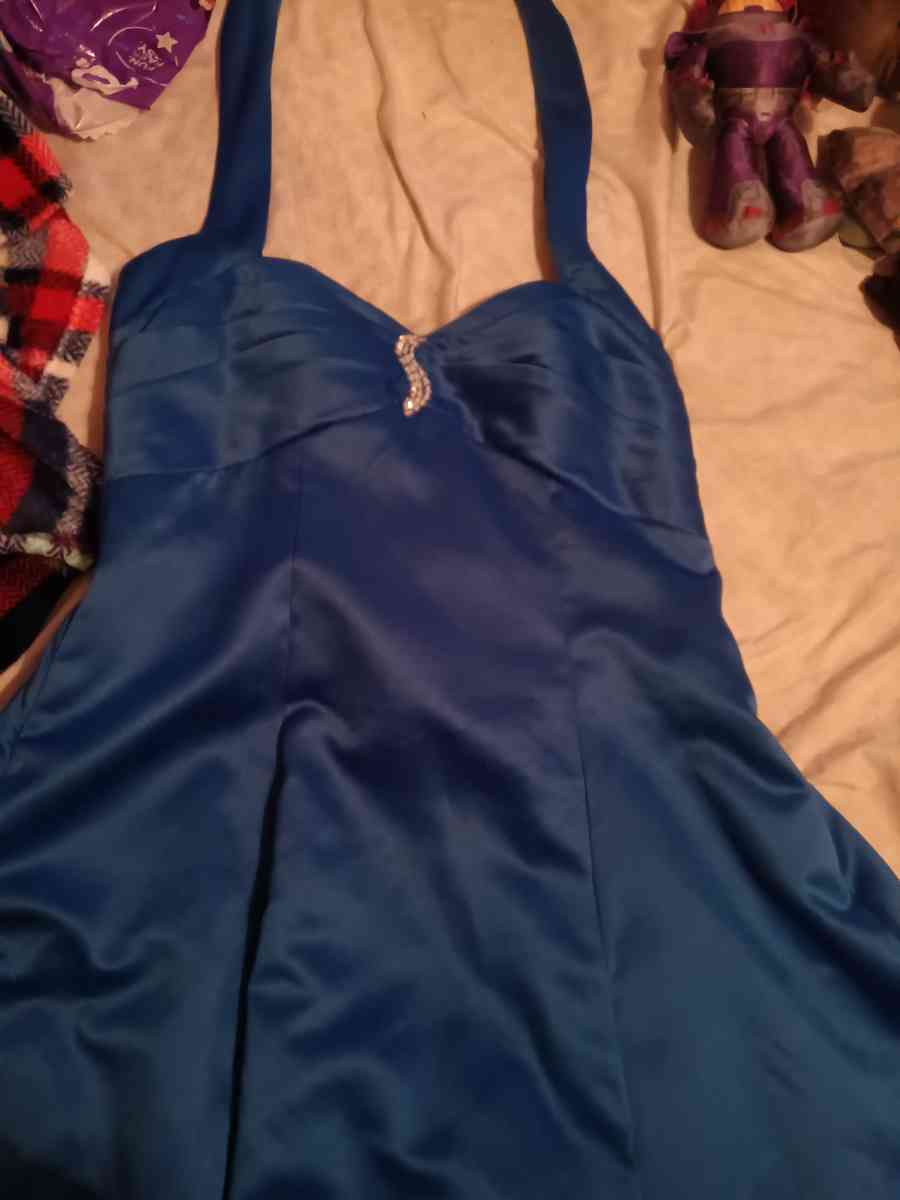 elegant royal blue dress - Somers Point, New Jersey - FleaMarketBay