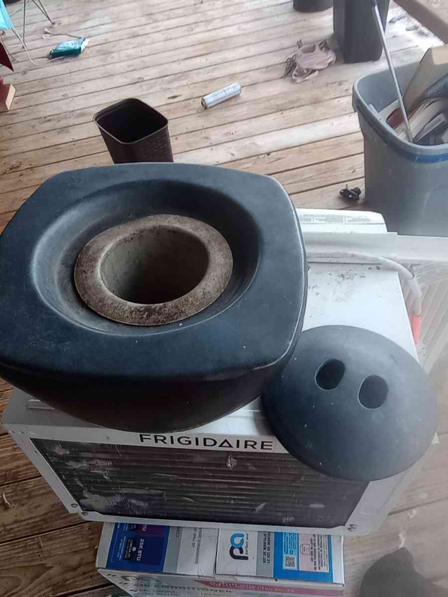 vintage outdoor ashtray - Kaufman, Texas - FleaMarketBay