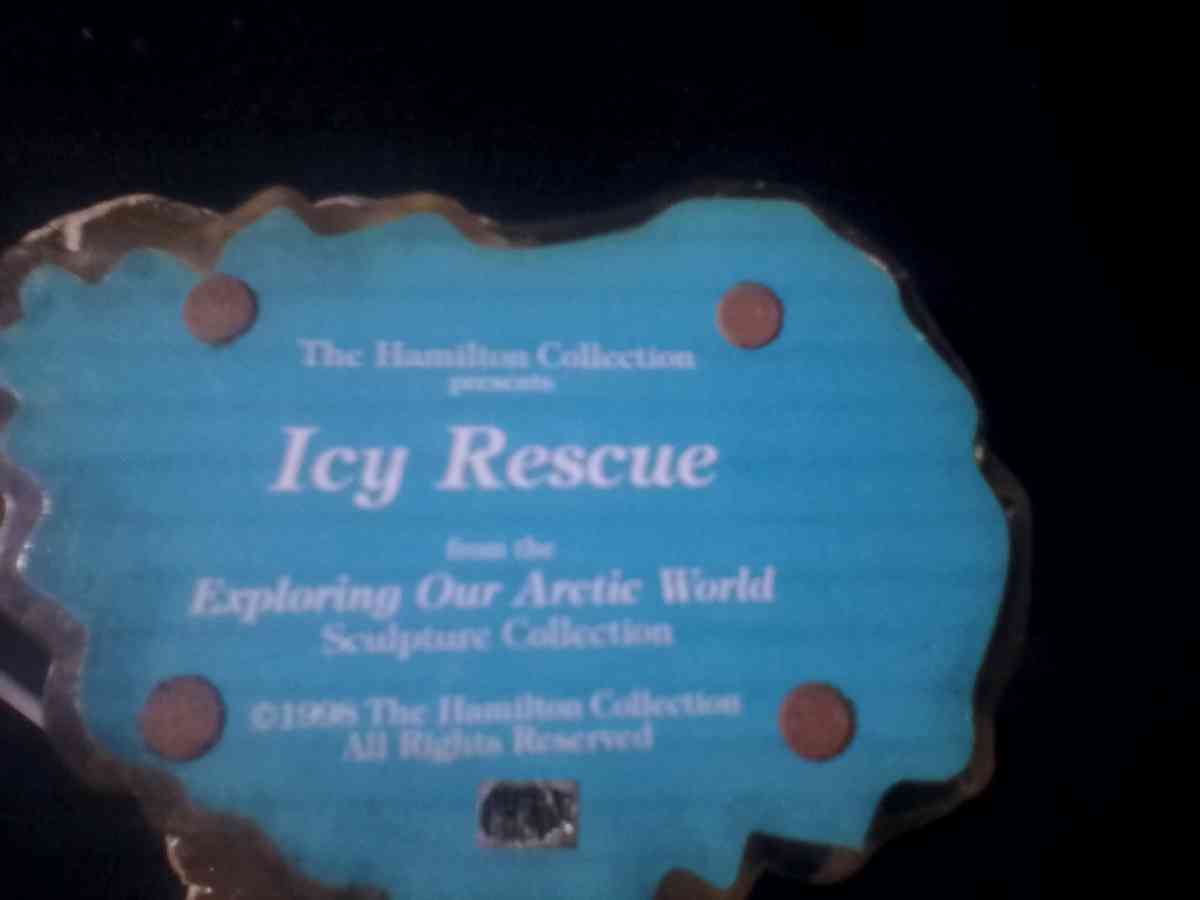 VTG Hamilton Collection ICY RESCUE collectible figurine - Salisbury, North Carolina - FleaMarketBay