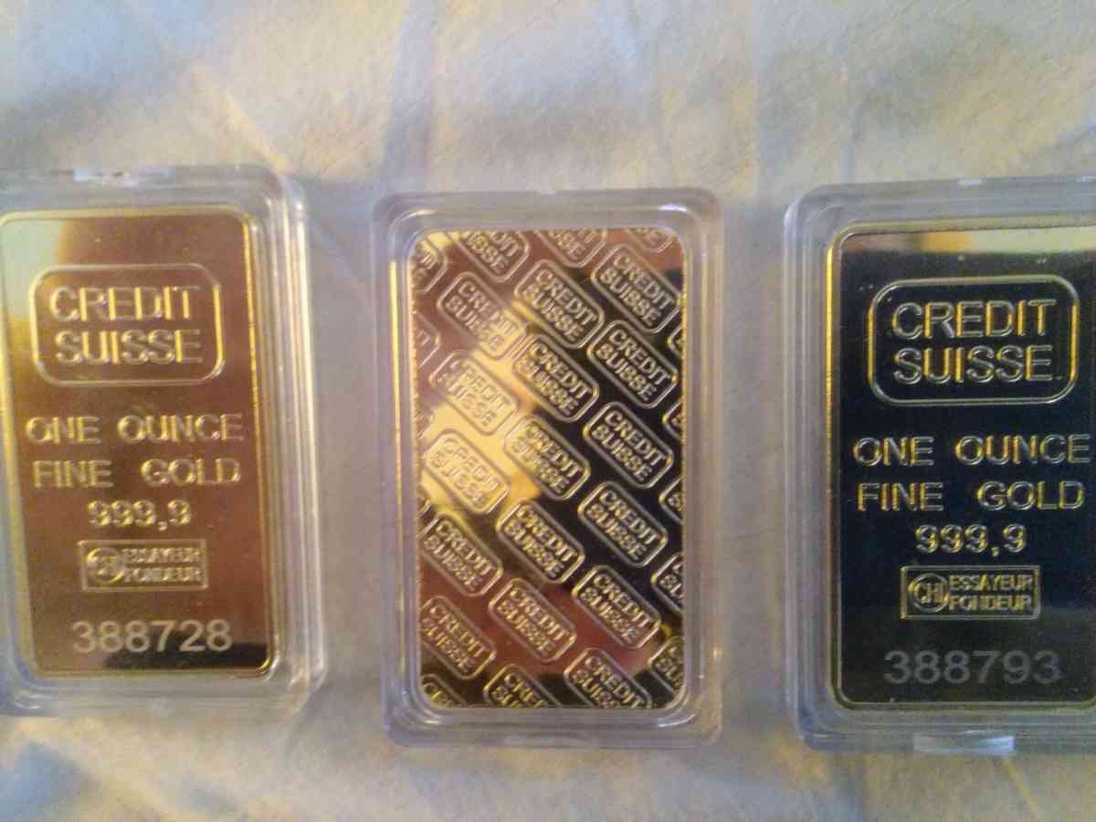 Swiss Bank Investment Bars (1oz-24k)
