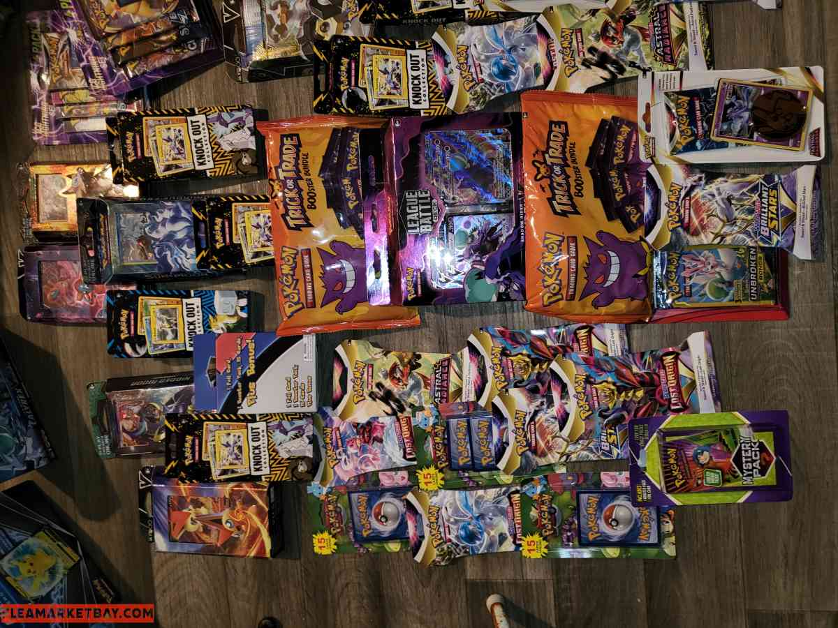 Unopened  pokemon cards  AtoZ there a little of everything - North Judson, Indiana - FleaMarketBay
