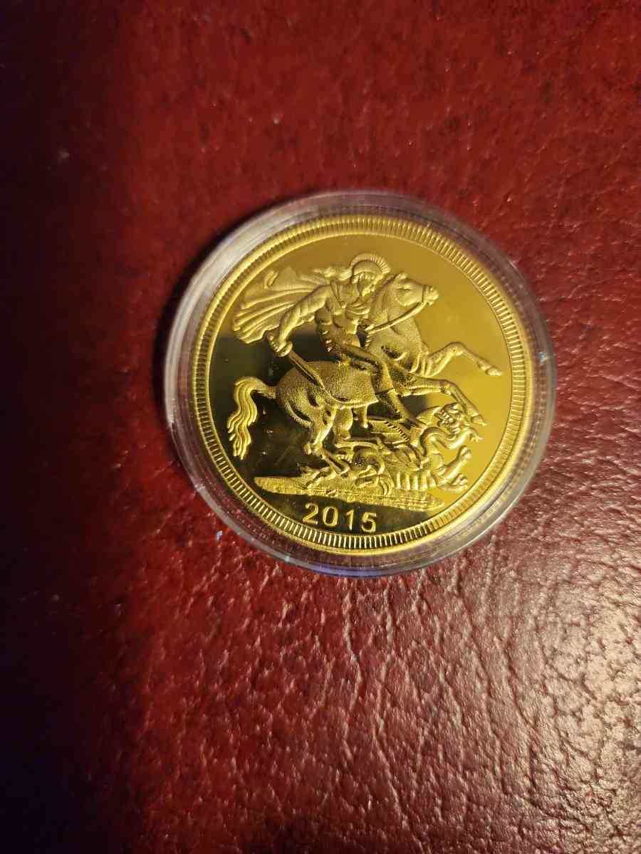 2015 United Kingdom 5 Sovereign Gold Coin - Payson, Arizona - FleaMarketBay