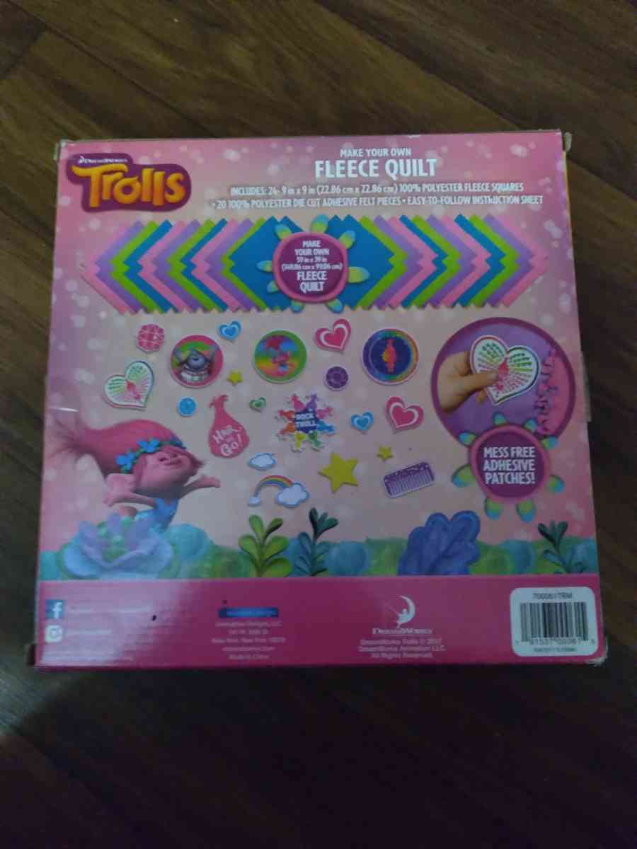 Trolls Fleece Quilt Maker - Allen, Texas - FleaMarketBay