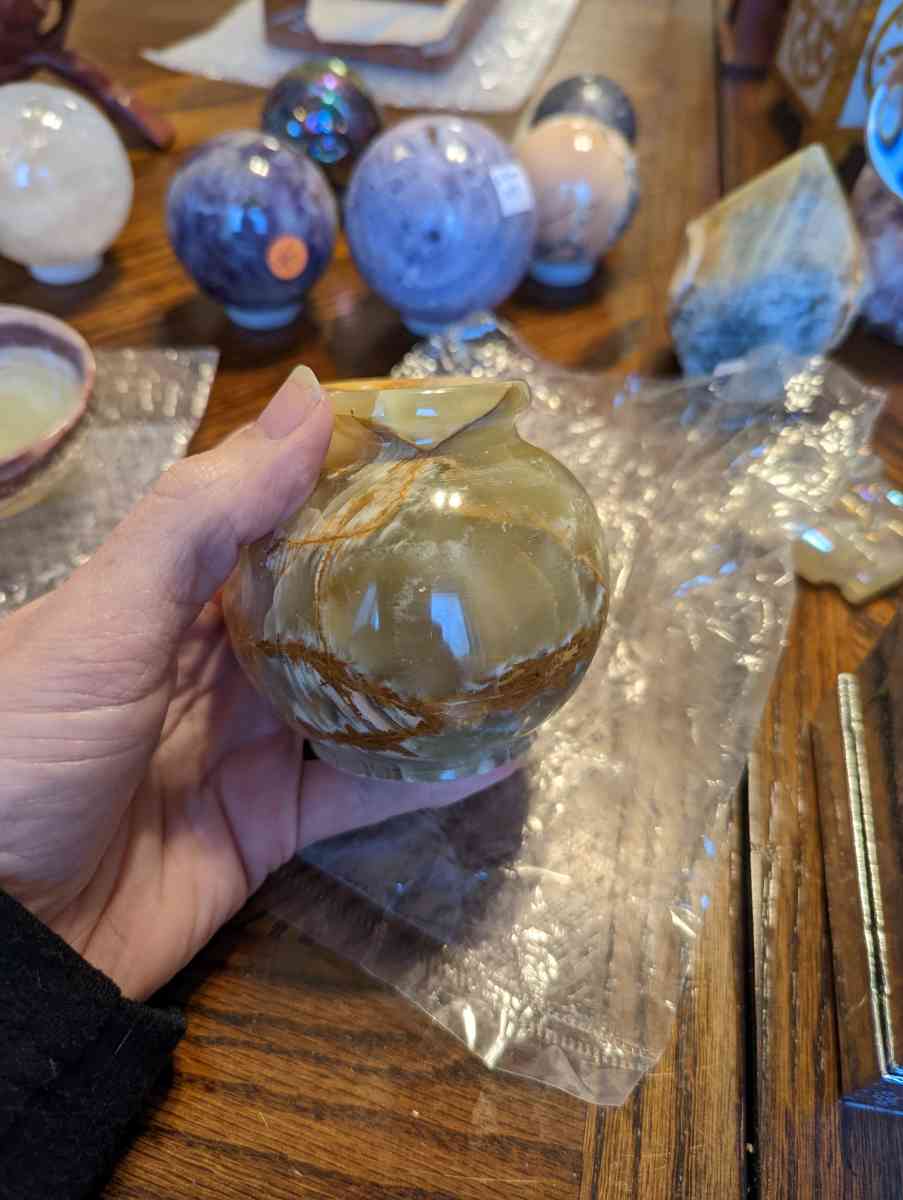 Agate t green trinket round holder - Derwood, Maryland