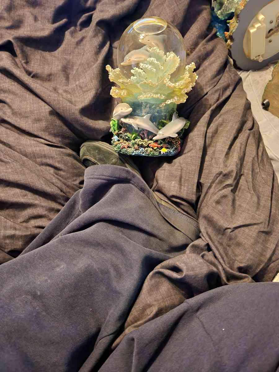 smaller dolphin globe - Clinton, Iowa - FleaMarketBay