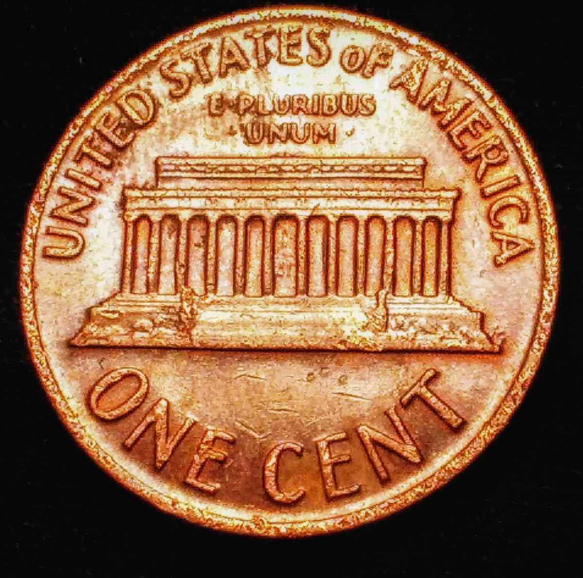 1972 S PENNY W/Rainbow tone and slight doubling. - Denver, Colorado - FleaMarketBay