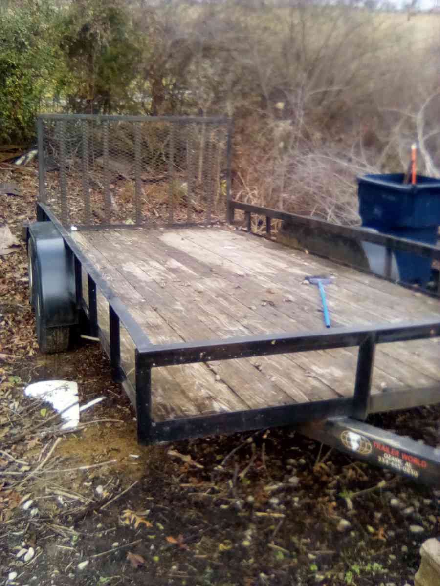 7 by 16ft car hauler/equipment hauler trailer - Burgin, Kentucky