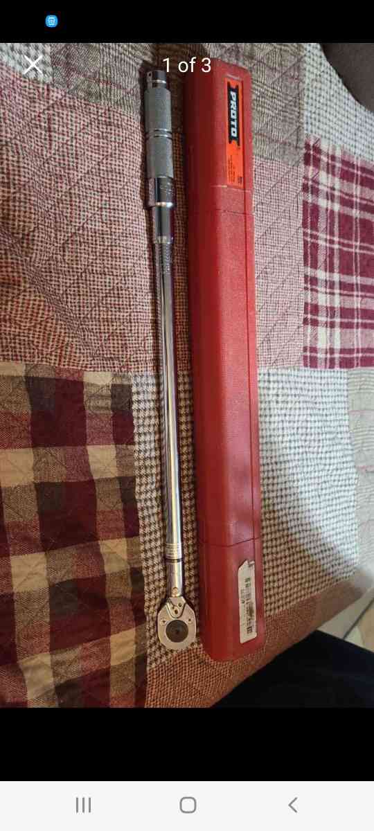 Proto 6014C Micrometer Torque Wrench With Case - York, Pennsylvania - FleaMarketBay