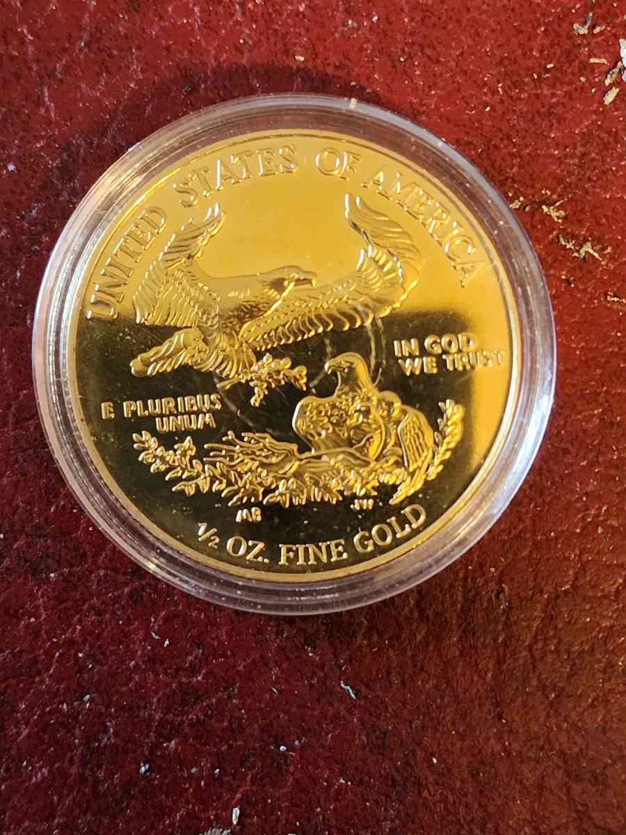 2021 $25 Gold Eagle 1/2 ounce of gold - Payson, Arizona - FleaMarketBay