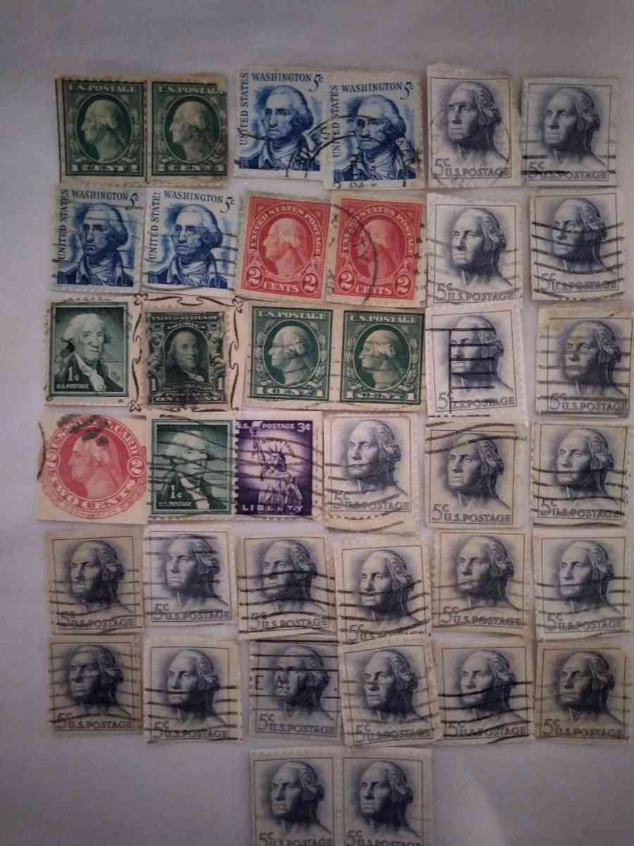 Vintage George Washington Stamps - Youngstown, Ohio - FleaMarketBay