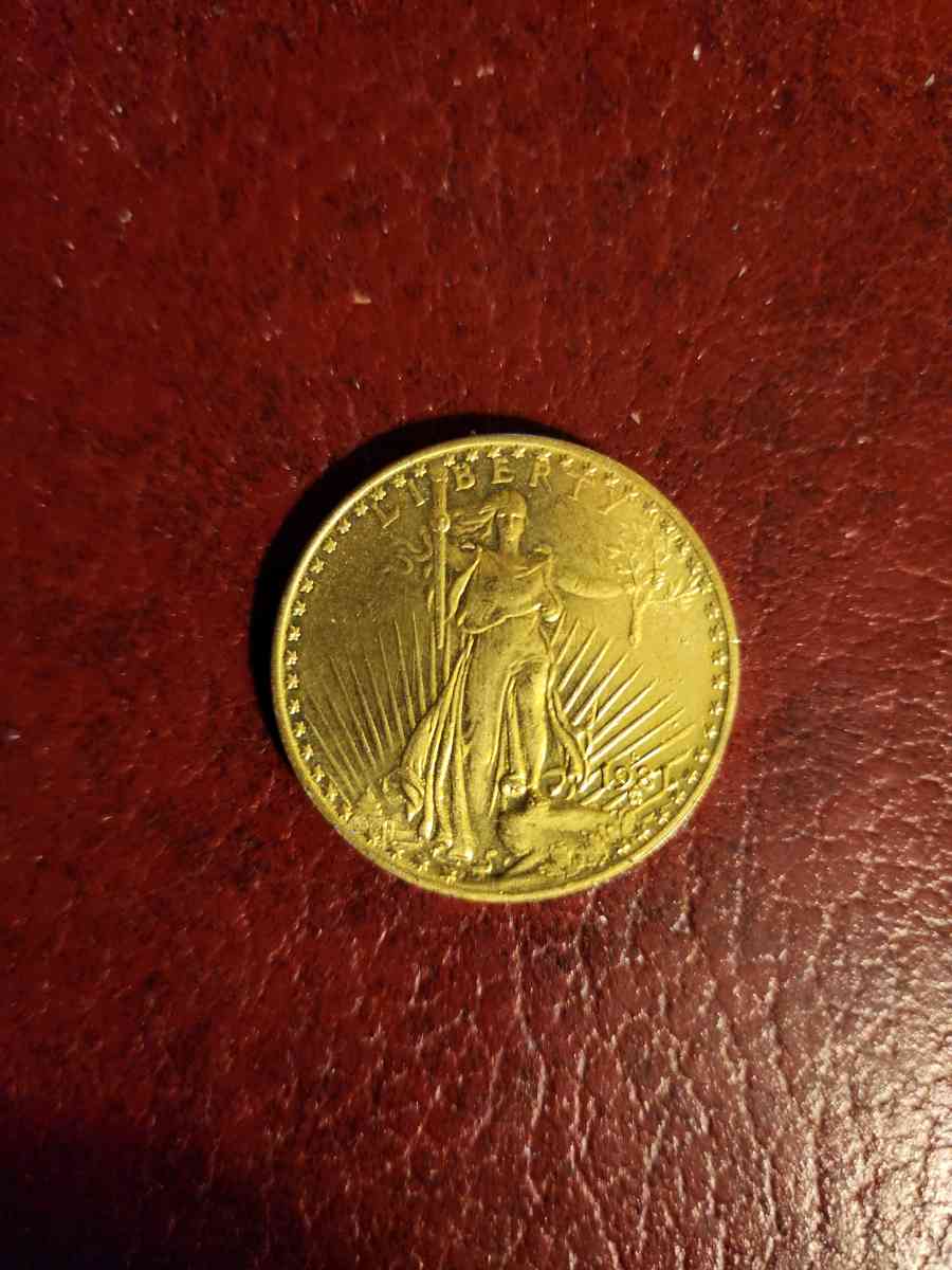1921 Twenty Dollar Double Eagle Gold Coin - Payson, Arizona