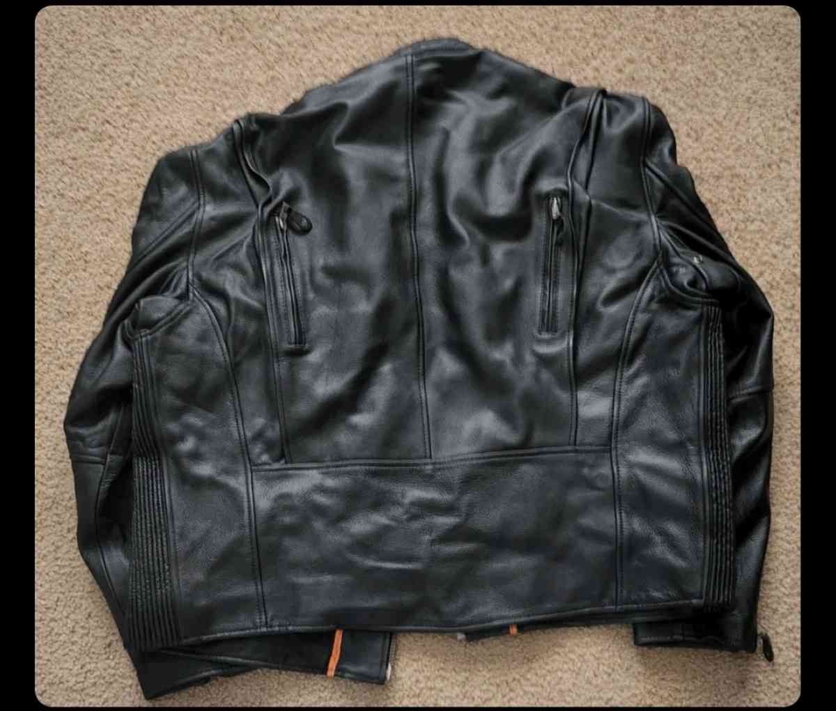 First Classic Leather Gear XXL Mens Biker Jacket - Mountain Home, Idaho - FleaMarketBay