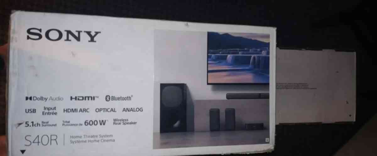 BRAND NEW SONY sound bar home theater system - Alicia, Arkansas