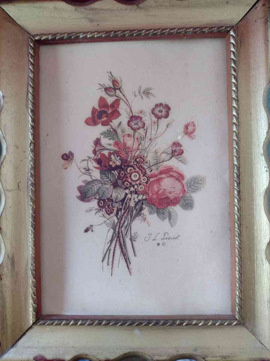 Vintage Floral Prints set of 2 - Mobile, Alabama