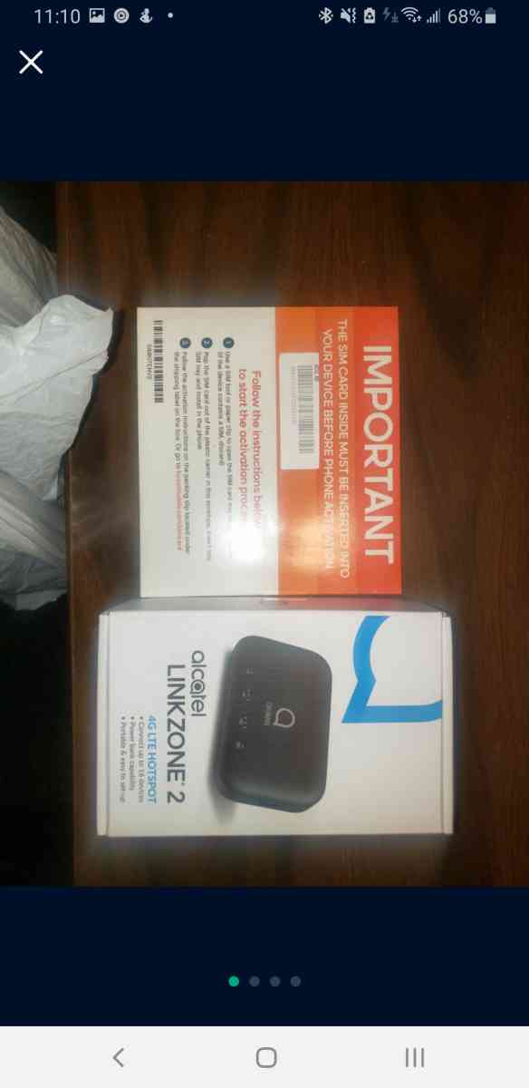Amazon Echo Dot and Alcatel Link Zone 2 Mobile Hotspot - Fremont, Ohio - FleaMarketBay