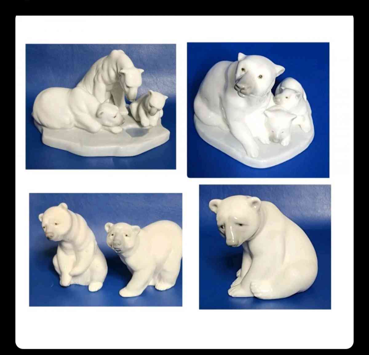 Lladro POLAR BEAR Figurine Hand Made Porcelain Spain