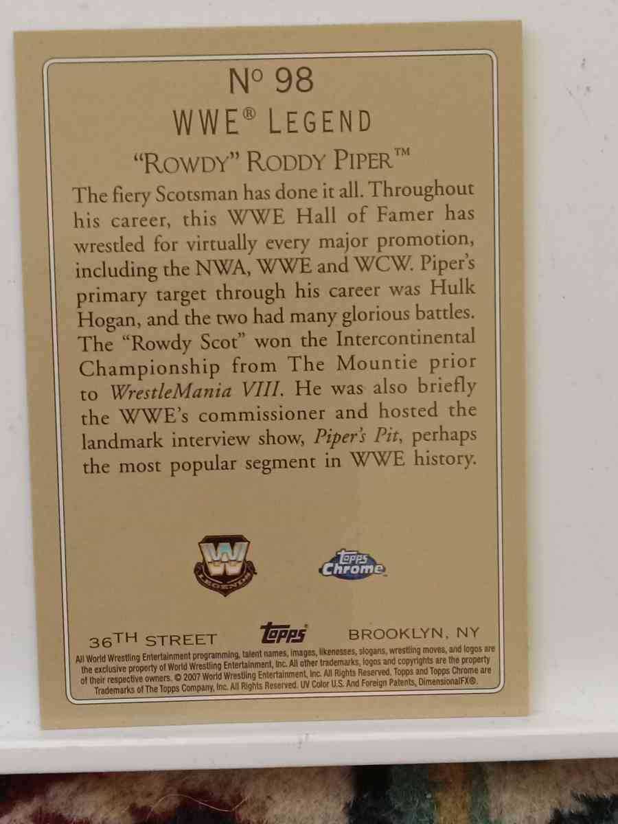 wrestling card - Brooklyn, New York - FleaMarketBay