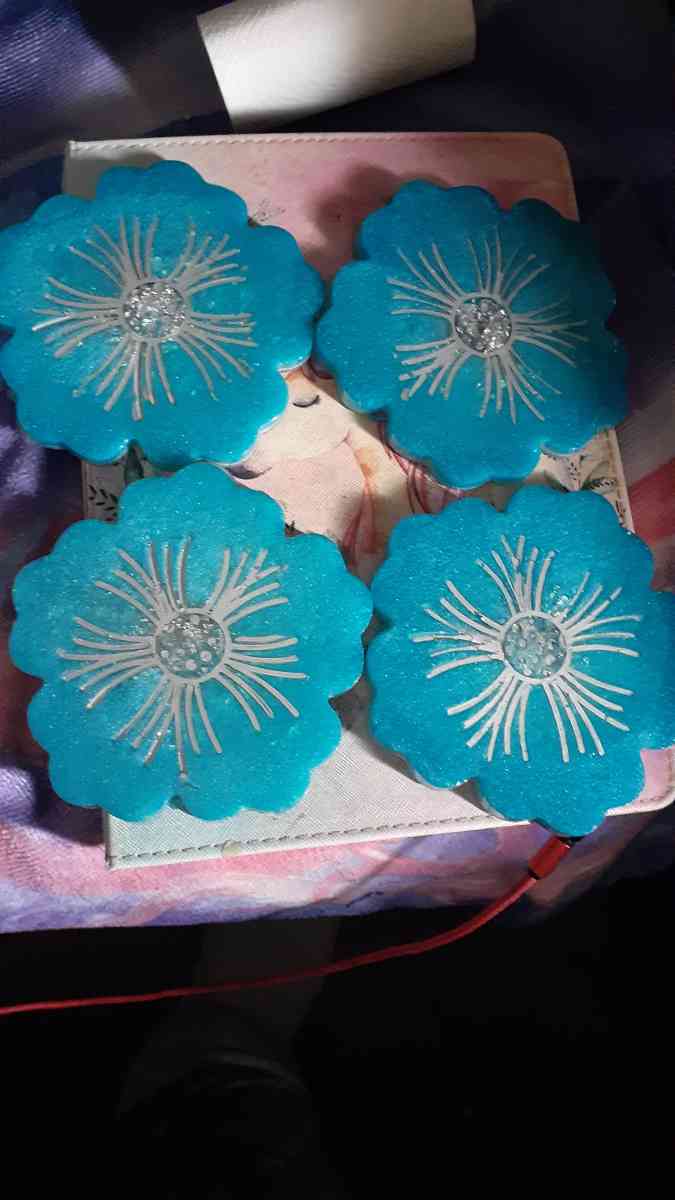 custom flower resin coaster sets - Las Vegas, Nevada - FleaMarketBay