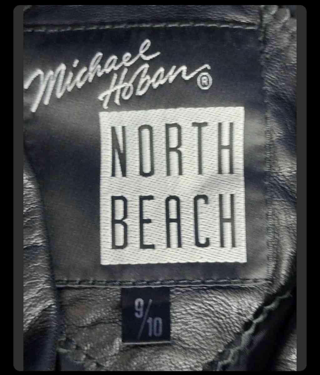 Michael Hoban Leather Jacket Ladies Vintage - Mountain Home, Idaho - FleaMarketBay