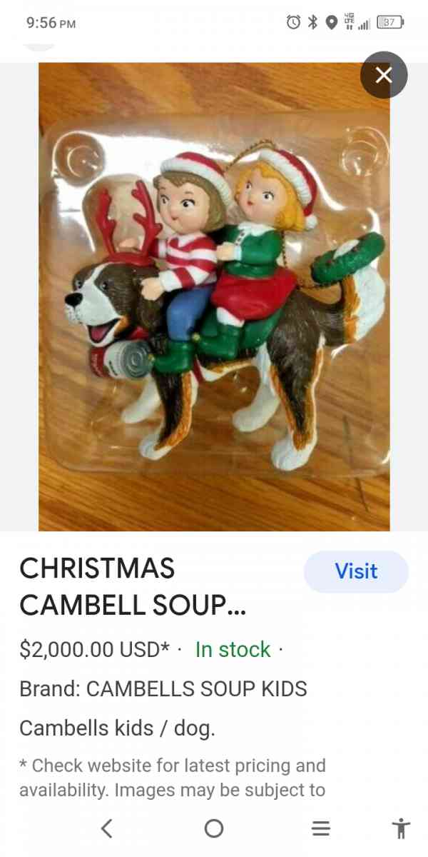 Campbell soup collectibles - Baltimore, Maryland - FleaMarketBay