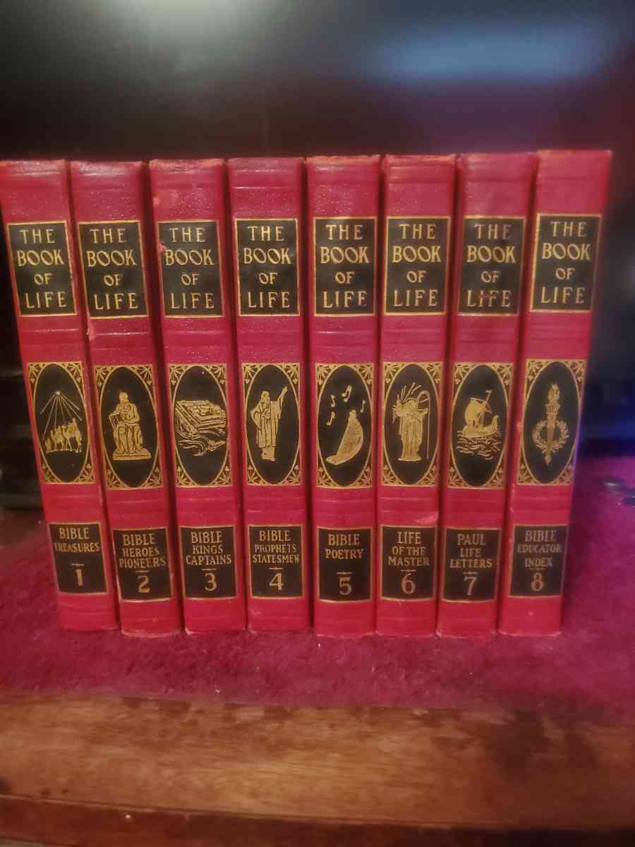poetry Bible vol of 8 called THR BOOK OF LIFE - Decatur, Georgia - FleaMarketBay