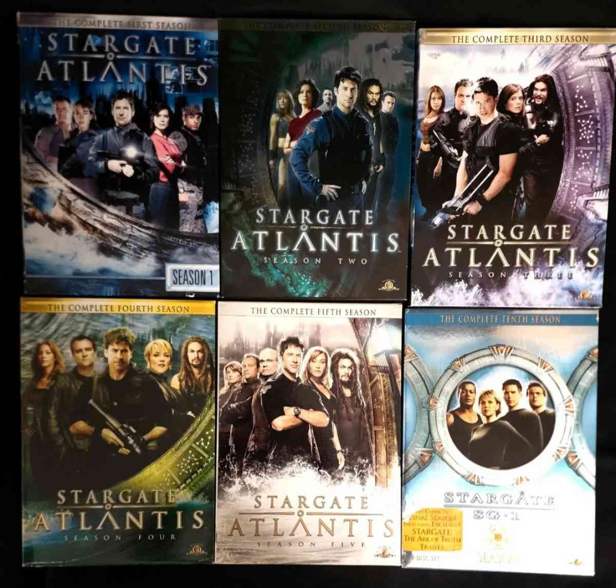 Stargate Atlantis 5 Seas and 10th season DVDs