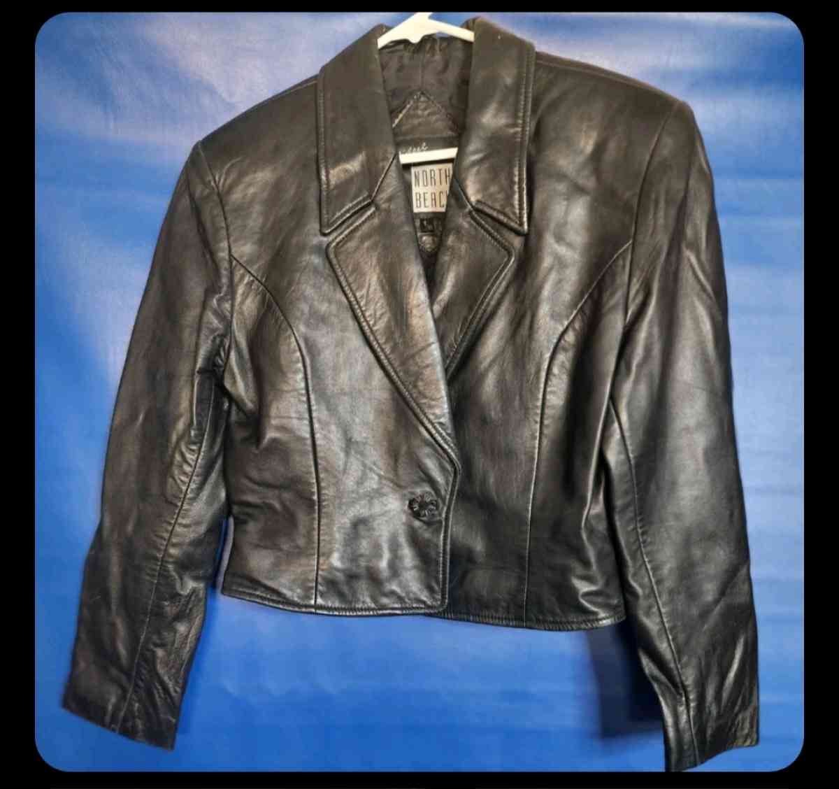 Michael Hoban Leather Jacket Ladies Vintage