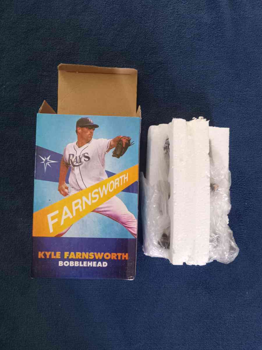 Tampa Bay Rays Kyle Farnsworth Bobblehead - Largo, Florida - FleaMarketBay