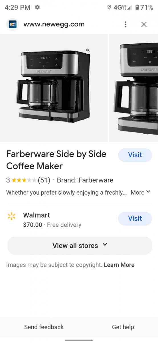 coffee pot works good for sale - Natchitoches, Louisiana - FleaMarketBay