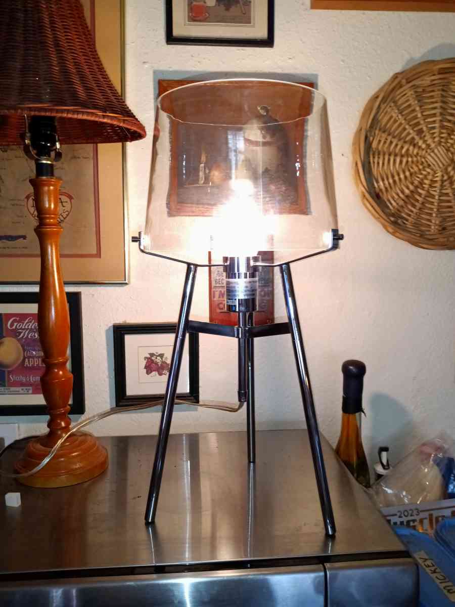 New Set Glass  Chrome Table Lamps - Pasadena, Texas