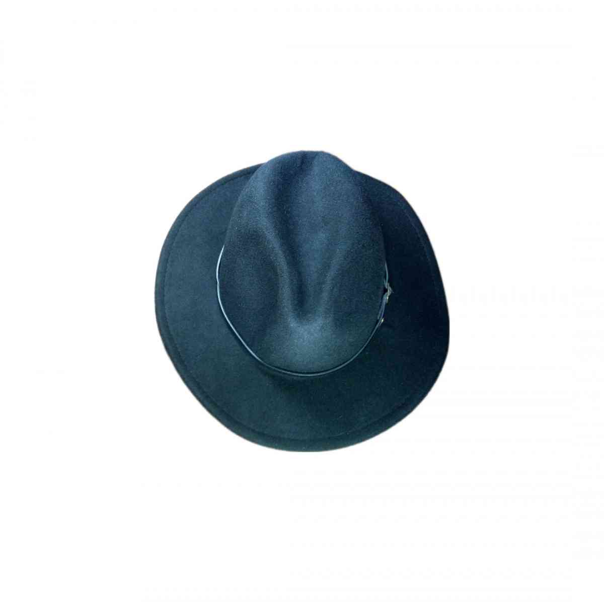 Unisex Black Fedora Hat - Denver, Colorado - FleaMarketBay