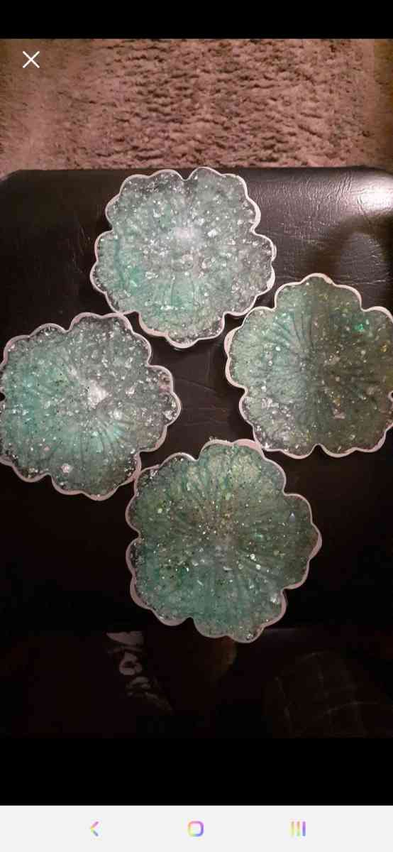 custom flower resin coaster sets - Las Vegas, Nevada - FleaMarketBay