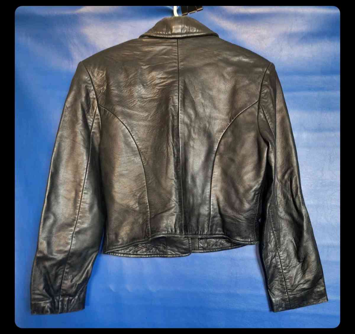 Michael Hoban Leather Jacket Ladies Vintage - Mountain Home, Idaho - FleaMarketBay