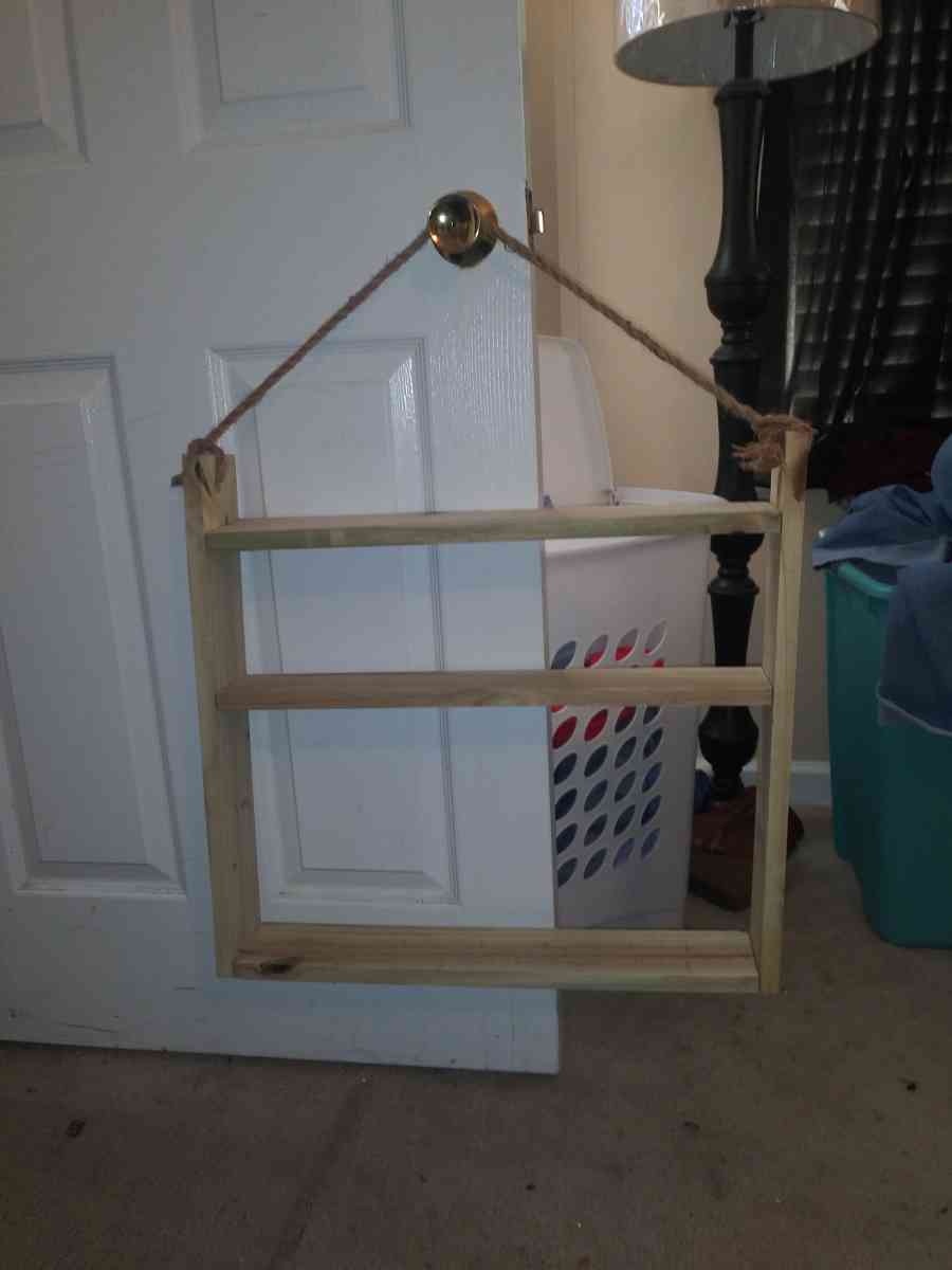 Hanging Shelf with rope and hook - Greenville, South Carolina
