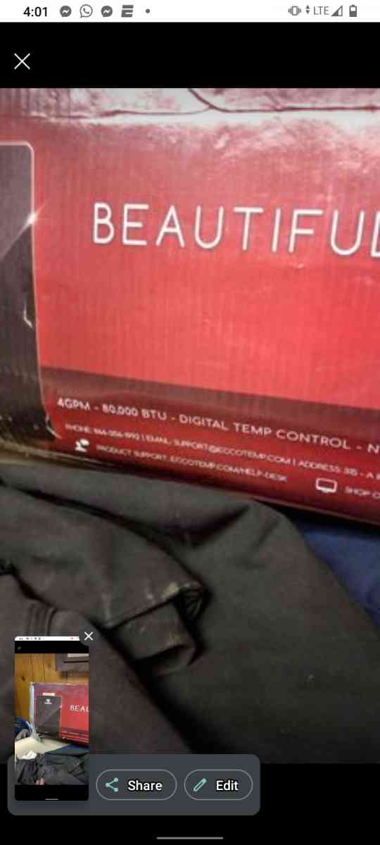 eccotemp tankless hot water heater - Concord, North Carolina - FleaMarketBay