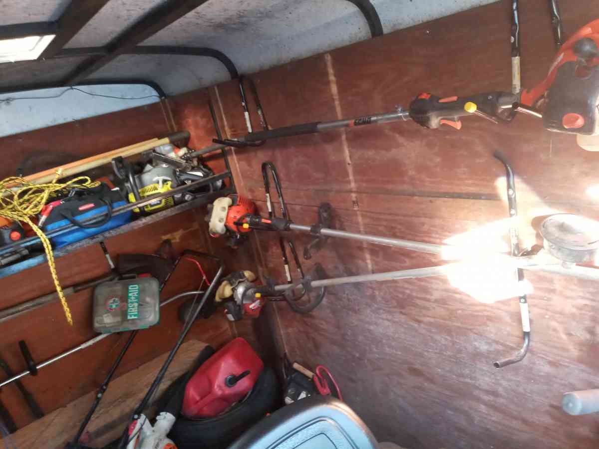 lawn equipment full set ready to work enclosed trailer - Coconut Creek, Florida - FleaMarketBay