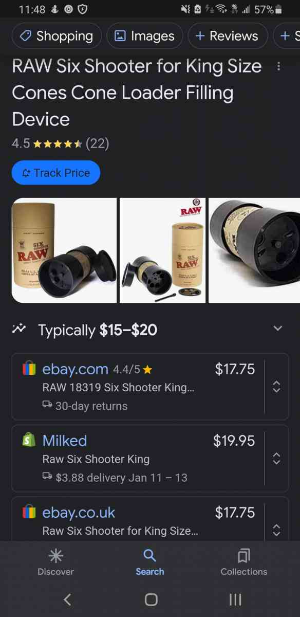 RAW Six Shooter Cone Packer - Fremont, Ohio - FleaMarketBay