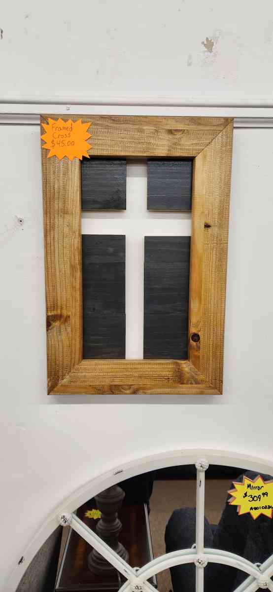 handmade wooden cross wall decor - Urbana, Illinois