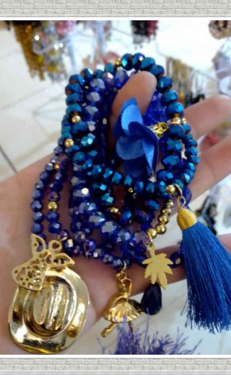 Crystal Beaded Semanario Bracelet set - Penitas, Texas