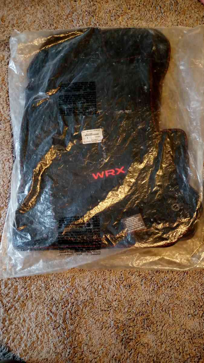 Black 2016 Subaru WRX 4 Piece Floor Matt Set - Kent, Washington