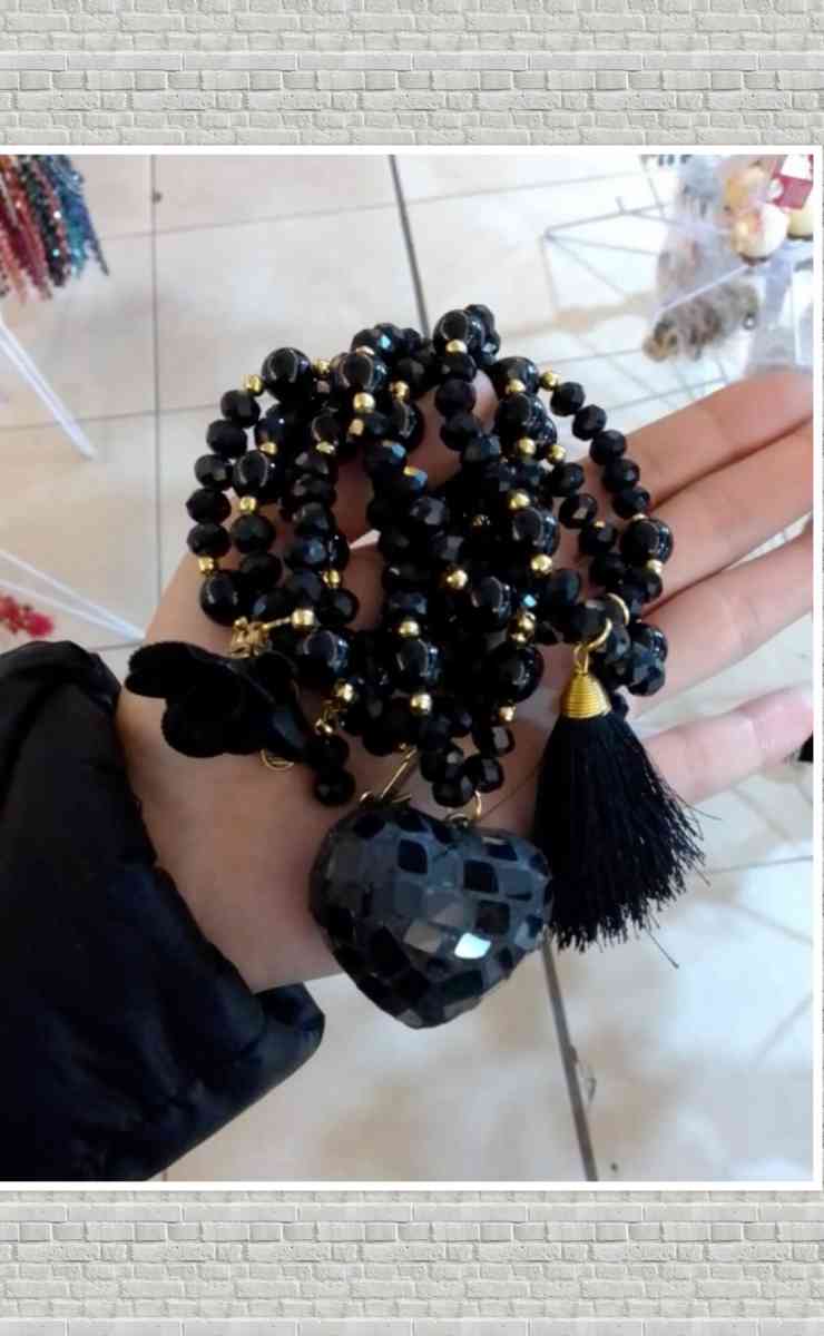 Crystal Beaded Semanario Bracelet set - Penitas, Texas