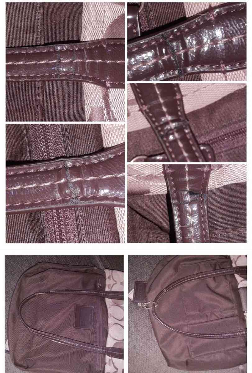 COACH H1380F25771 SIGNATURE STRIPE TOTE - Chicago Heights, Illinois - FleaMarketBay