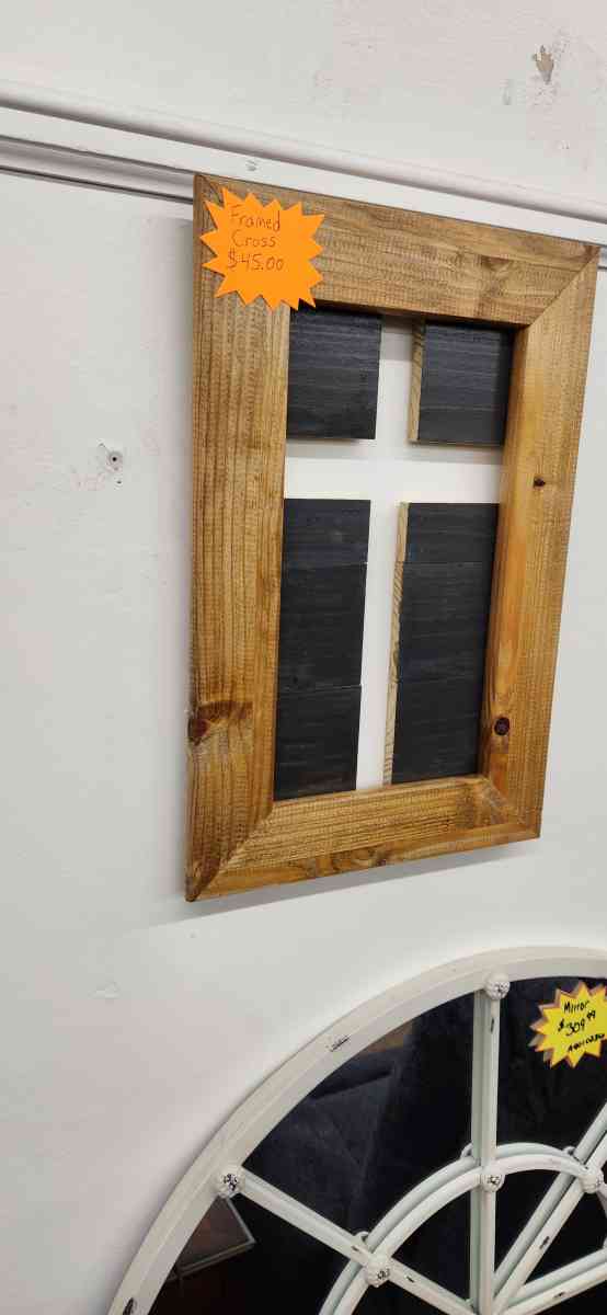 handmade wooden cross wall decor - Urbana, Illinois - FleaMarketBay