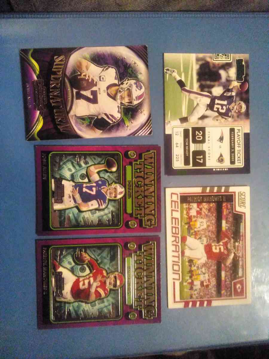 Brady Mahomes and Josh Allen cards - Moss Point, Mississippi