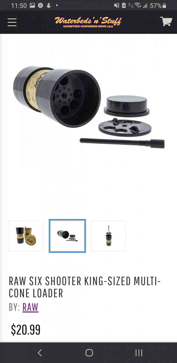 RAW Six Shooter Cone Packer - Fremont, Ohio - FleaMarketBay