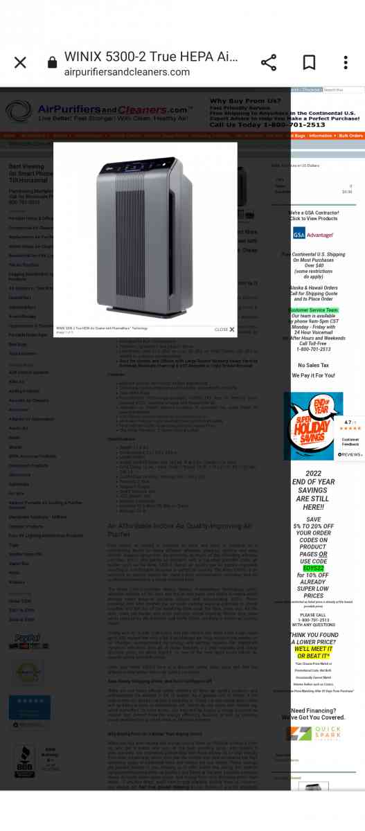 Air purifier - Jamaica, New York - FleaMarketBay