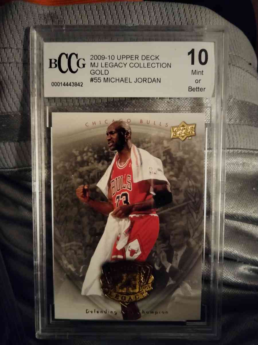Michael Jordan graded basketball card BCCG 10 - Abington, Pennsylvania