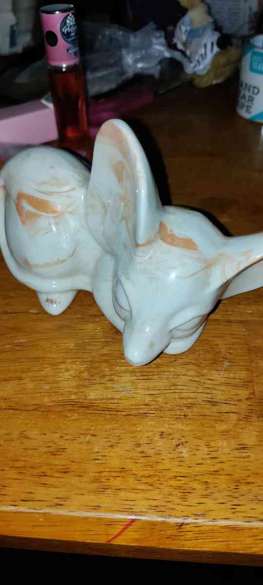 vintage Tennessee clay mouse figurine - Oliver Springs, Tennessee - FleaMarketBay