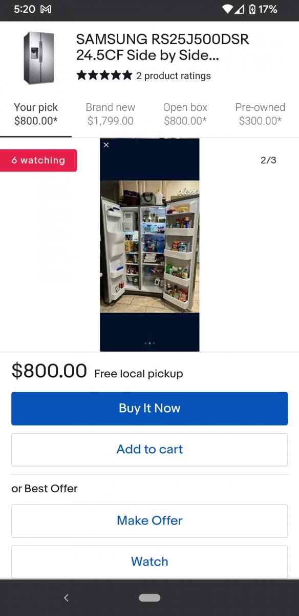 Samsung refrigerator - Augusta, Georgia - FleaMarketBay